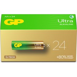 GP Ultra Alkaline AA-batteri | 15AU/LR6 | 24-pack