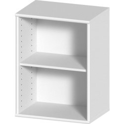 Mistral sektion 031, bokhylla öppen, snövit