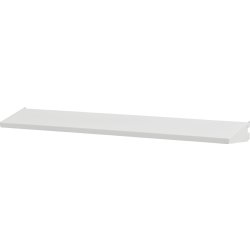 Elfa vändbar metallhylla 60, 598x115 mm, Vit