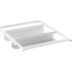 Elfa utdragbar skoförvaring 40, Nät, 45 cm, Vit