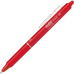 Pilot FriXion Clicker penna, 0,7 mm, röd