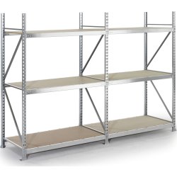 META Jumbo grundreol, 220x180x80, spånpladehylder