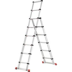 Trappstege Teleskop | 8+6 steg | 2,35 m