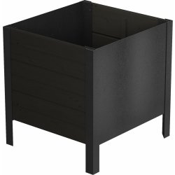 Plus Classic blomlåda, 46 cm, Svart
