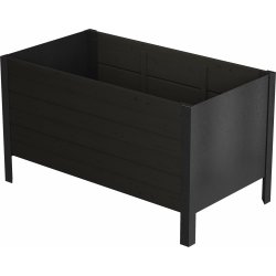 Plus Classic blomlåda, 83 cm, Svart