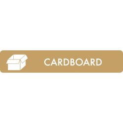 Sopsorteringsskylt | 16x3 cm | Cardboard