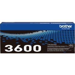 Brother TN3600 lasertoner, sort, 3.000 sider