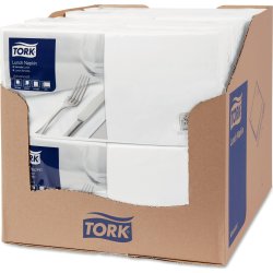 Tork Frokostserviet, 2-lag, Hvid, 200 stk