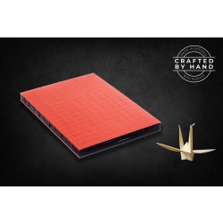 Ikigi Sea Rescue Notesbog, A5, blank, rød, logo