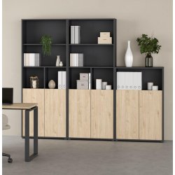 DEMO: Small Officeline bogreol, lav, antracit