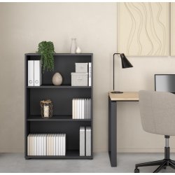 DEMO: Small Officeline bogreol, lav, antracit