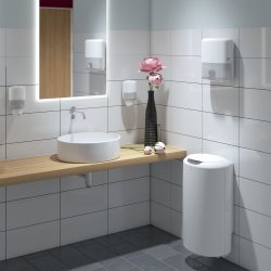 Tork H2 Xpress Mini Dispenser Håndklædeark, Hvid