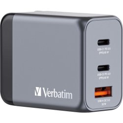 Verbatim GNC-65 GaN USB-A/USB-C-laddare | 65 W