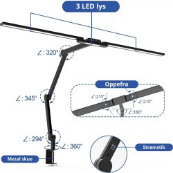 Nola computerskærm LED-lampe