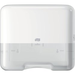 Tork H3 Mini dispenser för handduksark, vit