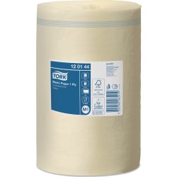 Tork M1 Basic Aftørringspapir 1-lag, Gul, 11 rl
