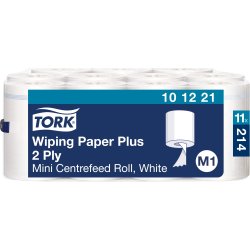 Tork M1 Plus avtorkningspapper, 2 lager, 11 rullar