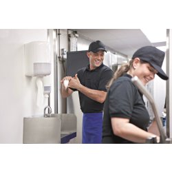 Tork M2 Dispenser Aftørringspapir, Hvid