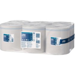 Tork M2 Standard Aftørring, 1-lag, Hvid, 6 rl
