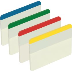 Post-it Strong Indexfaner, 50x38 mm, basisfarver