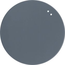 NAGA Nord magnetisk glastavle, 45 cm, grå