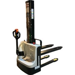 Helelektrisk staplare, 1600 mm, 1200 kg, ESP, mono