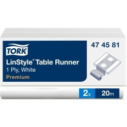 Tork Premium LinStyle duk, 1 lager, vit