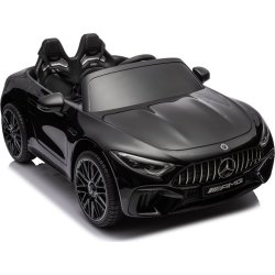 Elbil Mercedes AMG SL63 børnebil, 4x24V, sort