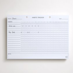 Naga A4 Planlægningsblok, månedsplan, engelsk