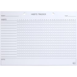 Naga A4 Planlægningsblok, månedsplan, engelsk