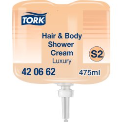Tork S2 Luksus Hair & Body Sæbe, 475 ml