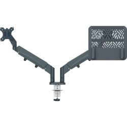 Kensington Ergo Dual+ laptophållare, mörkgrå