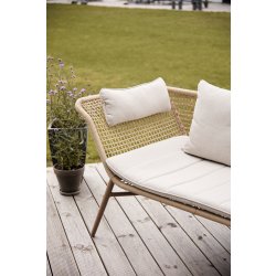 Charlie loungesofa med hynder, natur