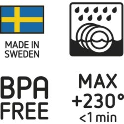 GastroMax Opøserske, sort, plast, 27 cm.