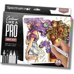 DIY Kit illustration, äventyrlig färgläggning