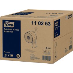 Tork T2 Premium Mini Jumbo Toiletpapir, 2-lag