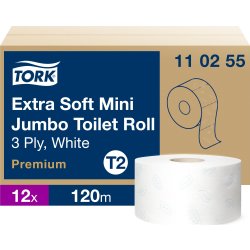 Tork T2 Premium Extra Jumbo Toiletpapir 3-lag