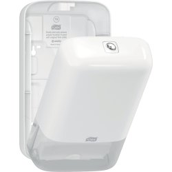 Tork T3 Dispenser Toiletpapir i ark, Hvid