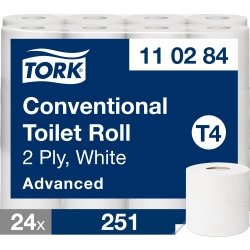 Tork T4 Advanced Toiletpapir, 2-lag, 24 rl