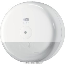 Tork T9 SmartOne Mini Dispenser Toiletpapir, Hvid