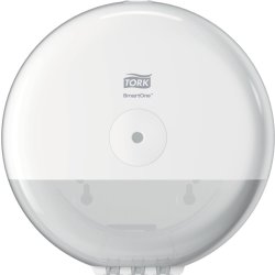 Tork T9 SmartOne Mini Dispenser Toiletpapir, Hvid