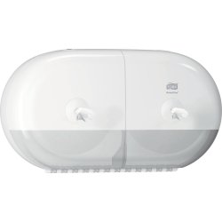 Tork T9 SmartOne Twin Dispenser Toiletpapir, Hvid