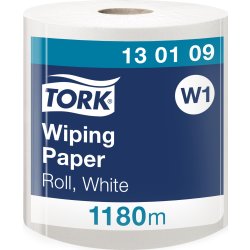 Tork W1 Standard avtorkningspapper, vit, 1 rulle