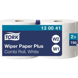 Tork W1/W2 Plus avtorkningspapper, vitt, 2-lager