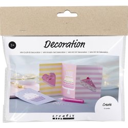 Mini DIY Kit Dekoration, kager