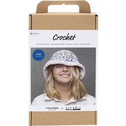 DIY Kit virkning, chunky fiskarhatt