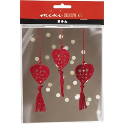 Mini DIY Kit Virkning, hjärta