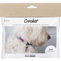 Mini DIY Kit virkning, hundhalsband
