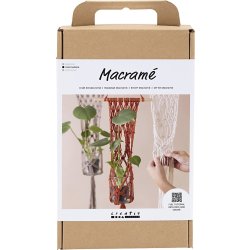 DIY Kit Macramé, blomsterophæng