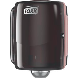 Tork W2 Maxi Dispenser Aftørringspapir | Sort/rød